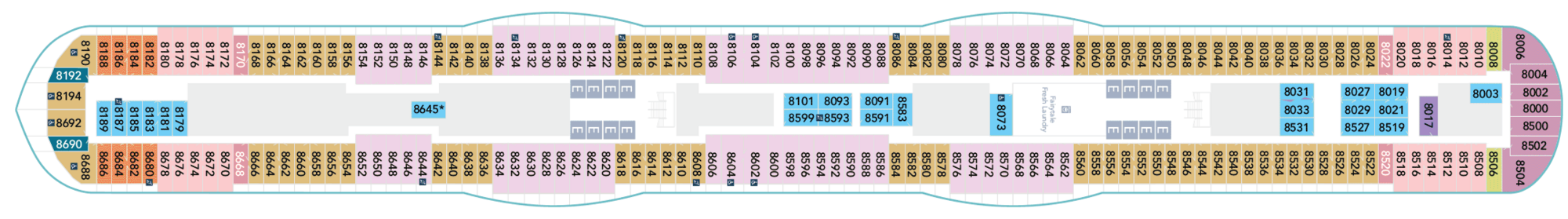 Deck 8 plan